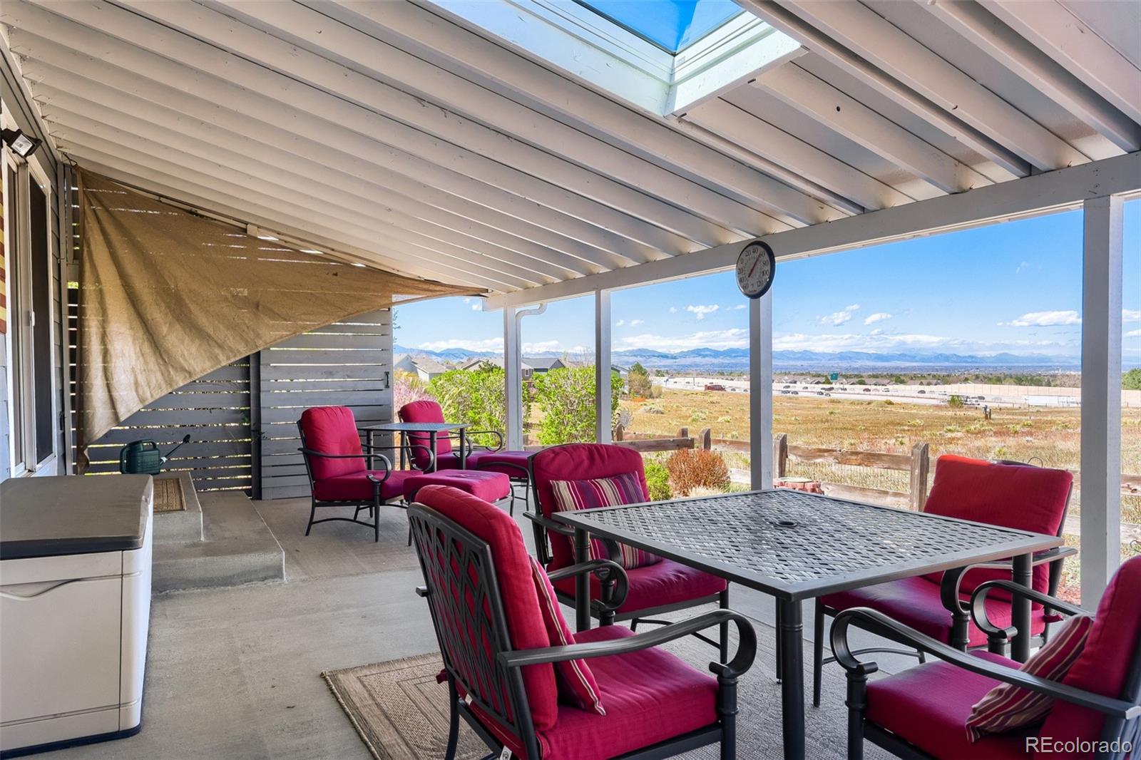 3897 Mallard Lane Highlands Ranch, CO 80126 - Photo 32 of 50 a view of a patio with a table and chairs