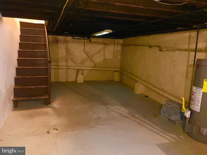 a view of storage and utility room