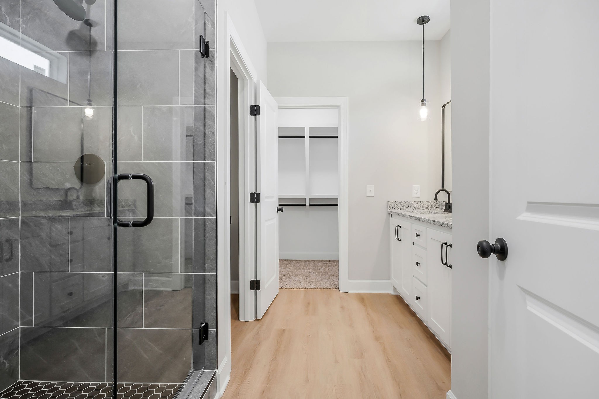 117 Reece Road Baxter, TN 38544 - Photo 14 of 31 a bathroom with a glass shower door