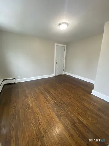wooden floor in a room