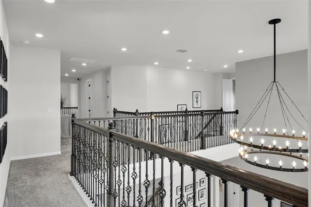 a view of kitchen with dining table and chairs