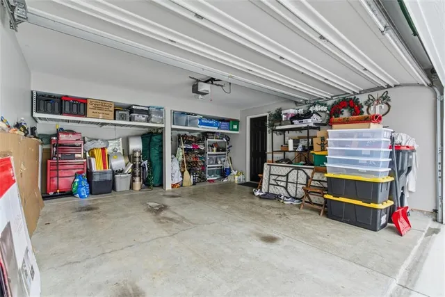 a view of storage and utility room
