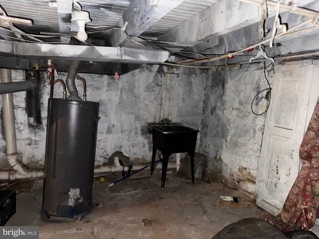 a view of a storage room