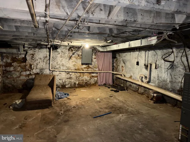 a view of water heater room