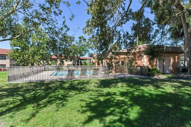 a view of a house with pool