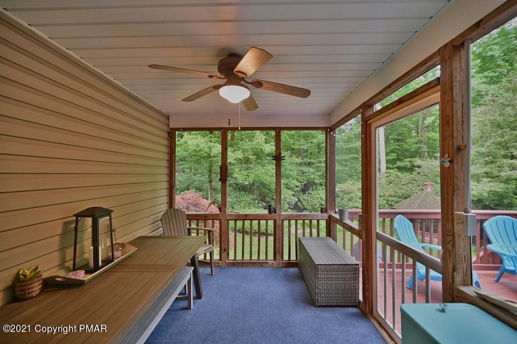 148 Williams Road Cresco, PA 18326 - Photo 54 of 95 a view of a dining room with furniture window and outside view