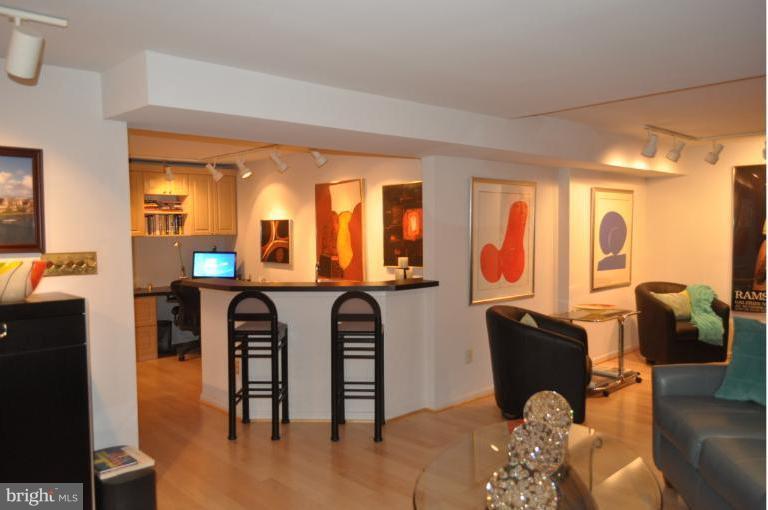 1550 Deer Point Way Reston, VA 20194 - Photo 26 of 30 a living room with furniture a fireplace and wooden floor