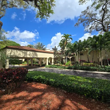 a view of street with sitting area