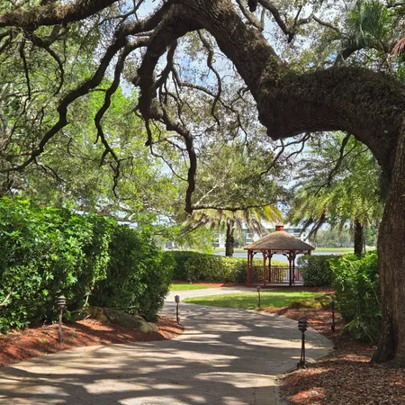 a view of outdoor space with garden view
