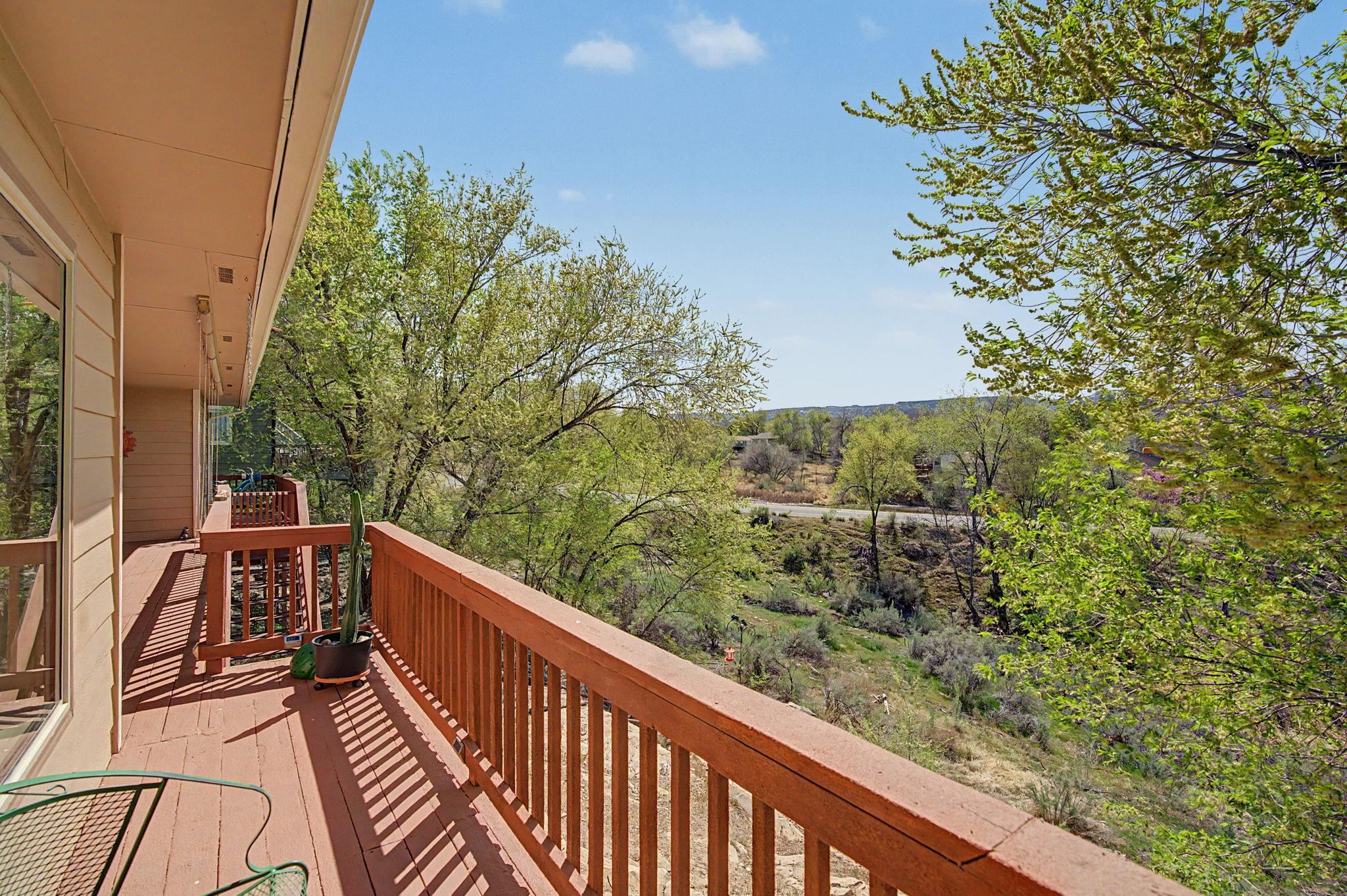 539 1/2 Ridgestone Court Grand Junction, CO 81507 - Photo 26 of 31 a view of balcony with wooden floor and fence