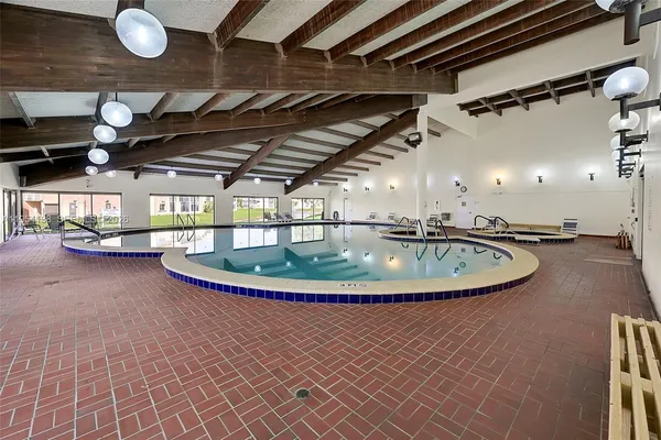 a view of a indoor swimming pool