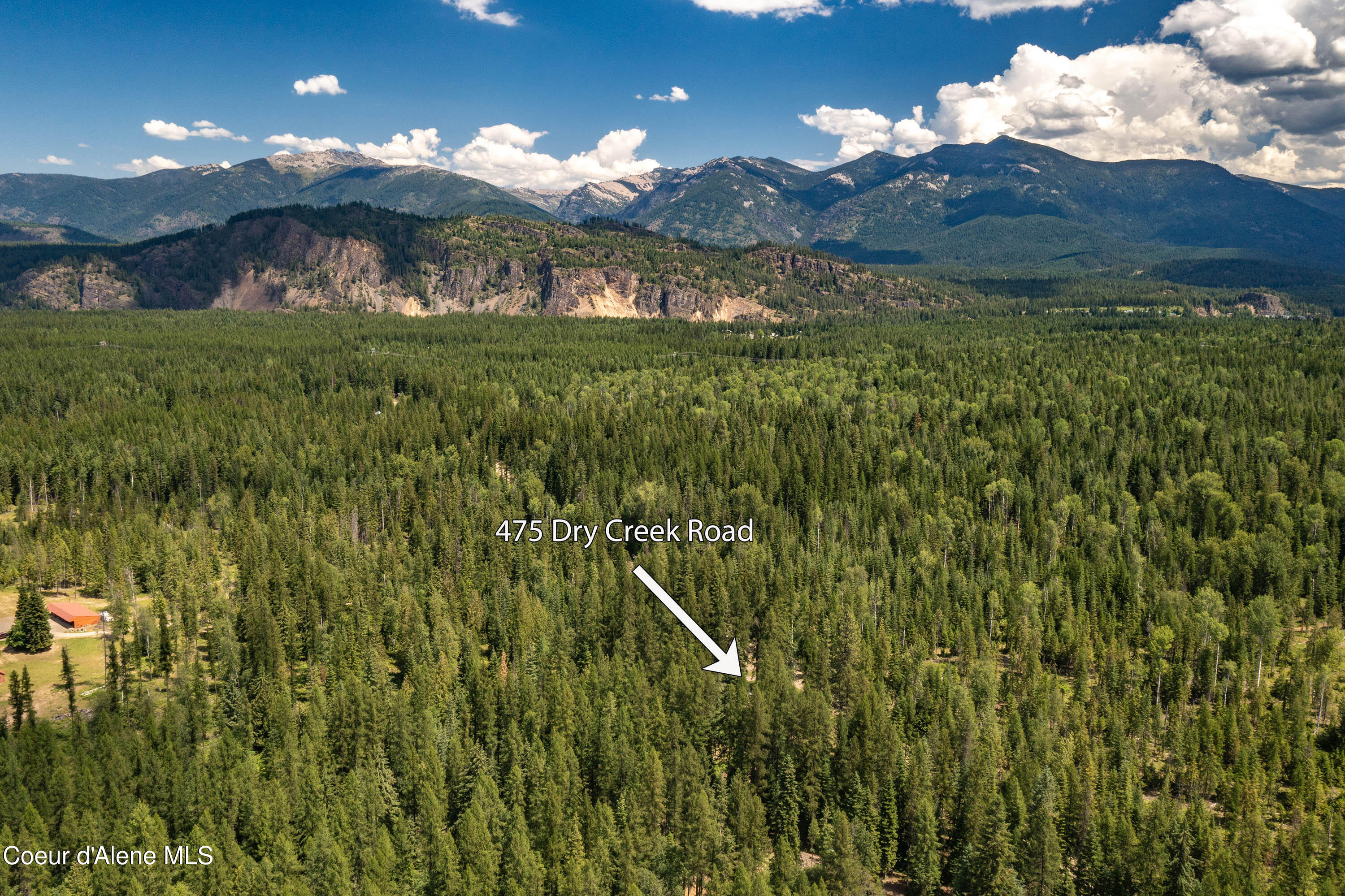 475 Dry Creek Road Clark Fork, ID 83811 - Photo 50 of 53 Aerial Looking North