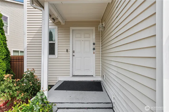 a view of a entryway door of the house
