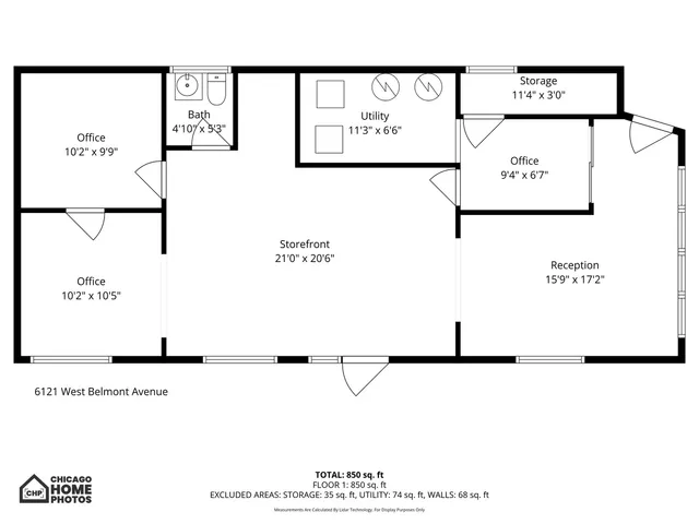 $715,000 | 6117-21 West Belmont Avenue, Chicago, IL 60634
