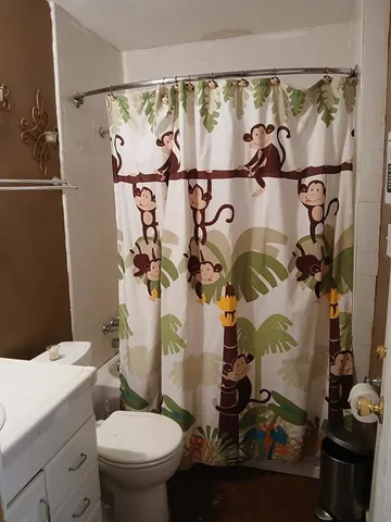 a small space with a hardwood and dryer