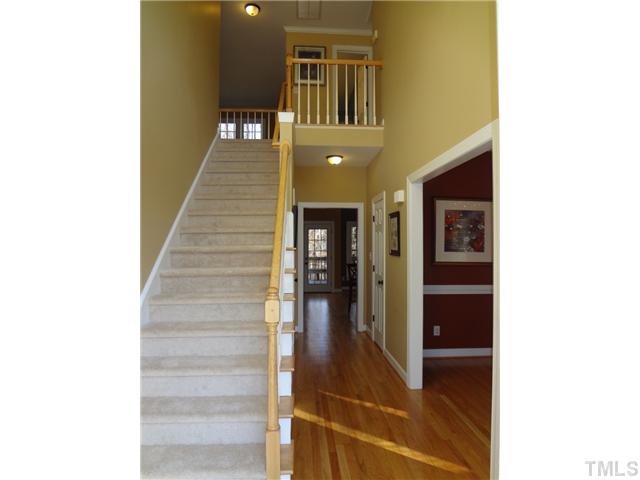 2701 Dray Court Raleigh, NC 27613 - Photo 16 of 25 2 Story Foyer with Overlook from 2nd Floor