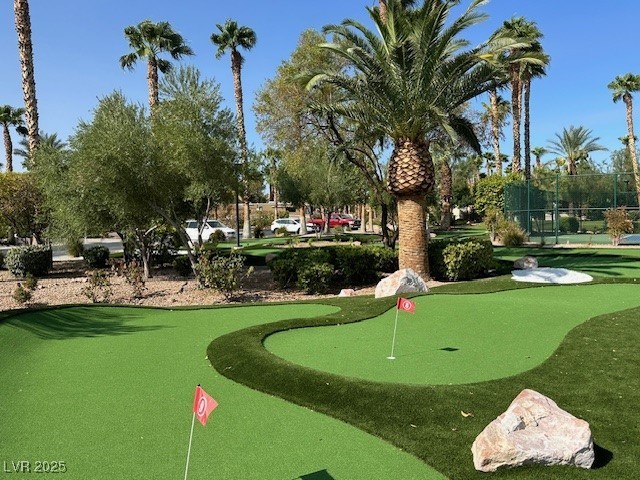 8175 Arville Street, Unit 210 Las Vegas, NV 89139 - Photo 24 of 36 Surrounding community with an area to practice putting