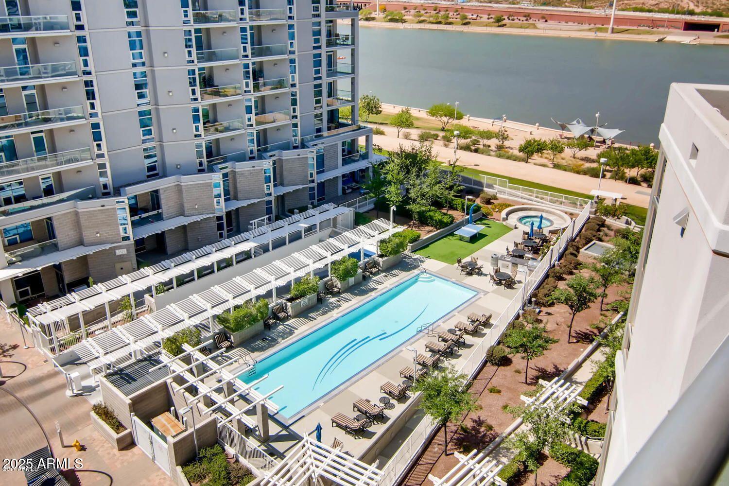 140 East Rio Salado Parkway, Unit 111 Tempe, AZ 85281 - Photo 25 of 47 Pool:Spa:Pizza Oven:BBQ