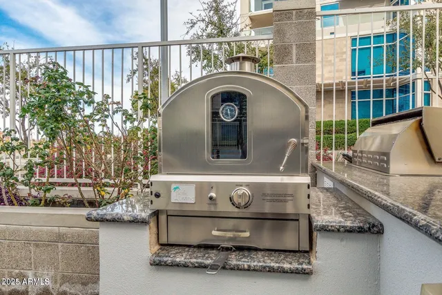 a close view of a fireplace with wooden floor
