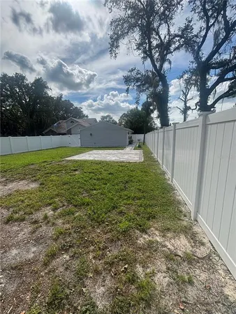a view of an outdoor space and a yard