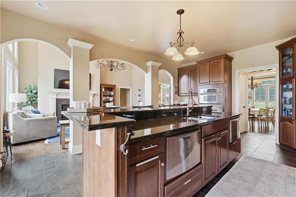 97 Eagle Ridge Trail Cleveland, GA 30528 - Photo 28 of 58 a kitchen with lots of counter top space
