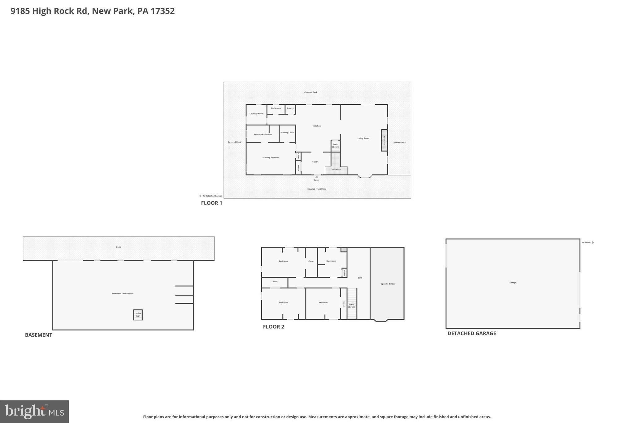 9185 High Rock Road New Park, PA 17352 - Photo 48 of 52 a picture of a room with a white wall and a white wall