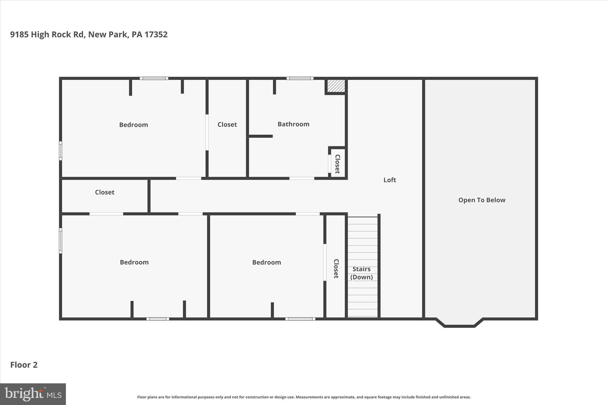 9185 High Rock Road New Park, PA 17352 - Photo 50 of 51 a picture of a floor plan