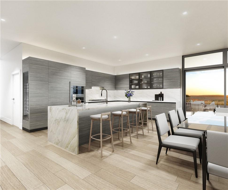 570 Bedford Road, Unit 5PHD Armonk, NY 10504 - Photo 7 of 34 a dining room with furniture and a floor to ceiling window