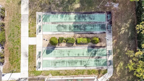 a view of a glass door