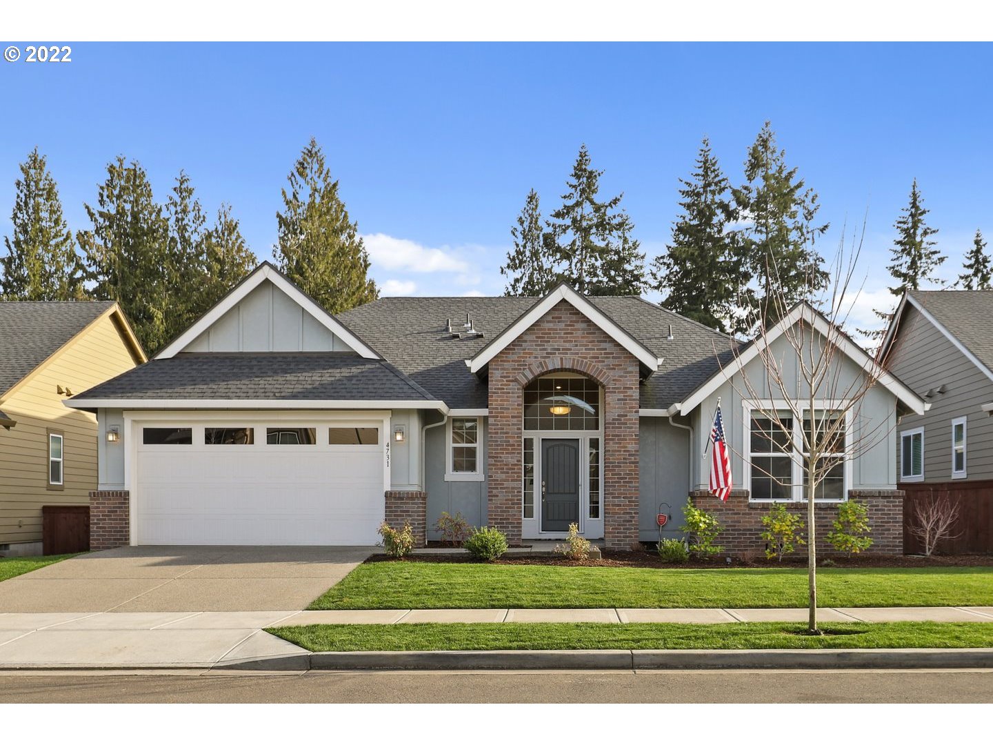 4731 South 19th Street Ridgefield, WA 98642 - Photo 1 of 32 a front view of a house with a yard