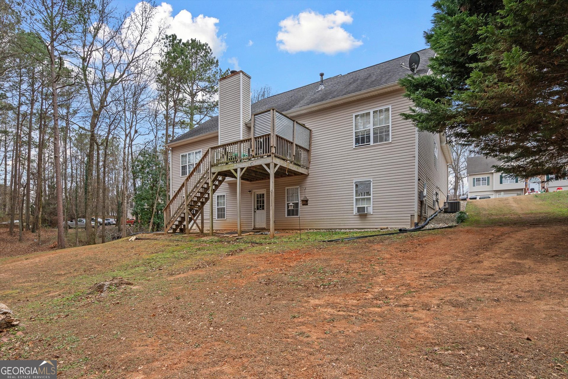238 James Allen Place Temple, GA 30179 - Photo 41 of 42 a view of a house with a yard and garage