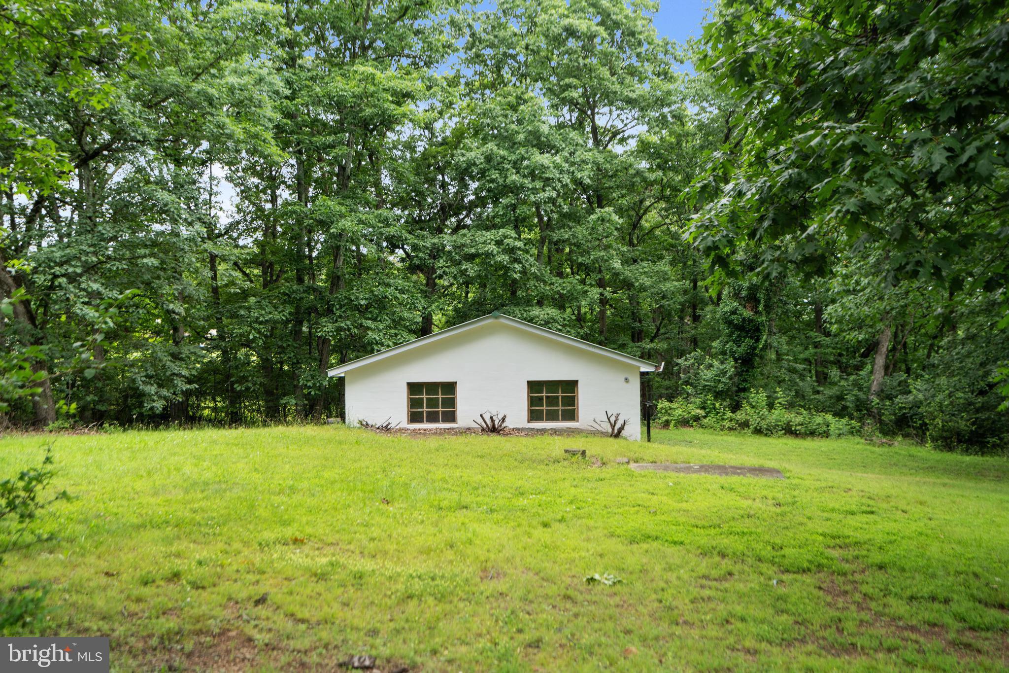 265 Slate Lane Stephenson, VA 22656 - Photo 19 of 29 a view of a backyard with plants and large trees