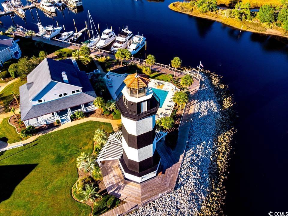 4675 Little River Neck Road North Myrtle Beach, SC 29582 - Photo 17 of 23 Aerial view featuring a water view