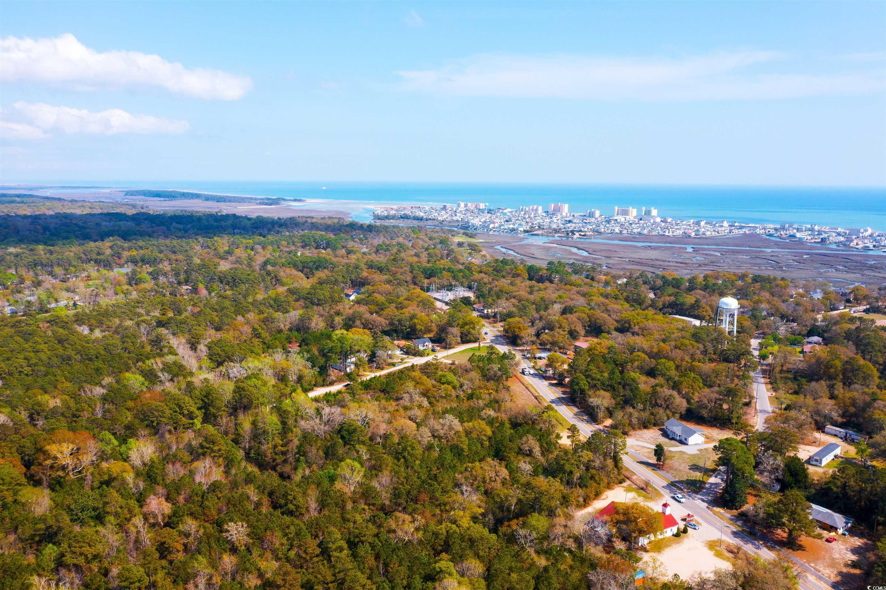 4675 Little River Neck Road North Myrtle Beach, SC 29582 - Photo 10 of 23 Bird's eye view featuring a water view
