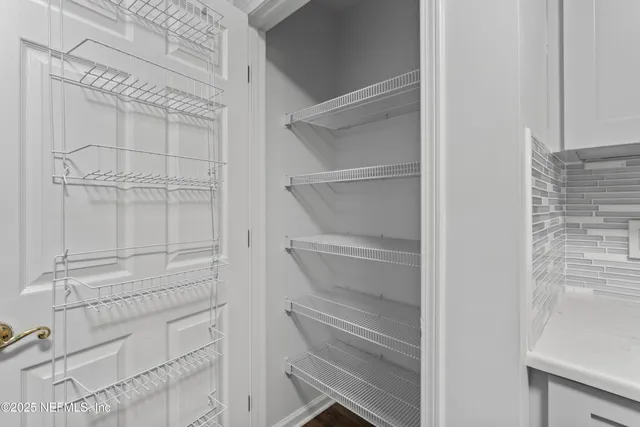 a view of walk in closet