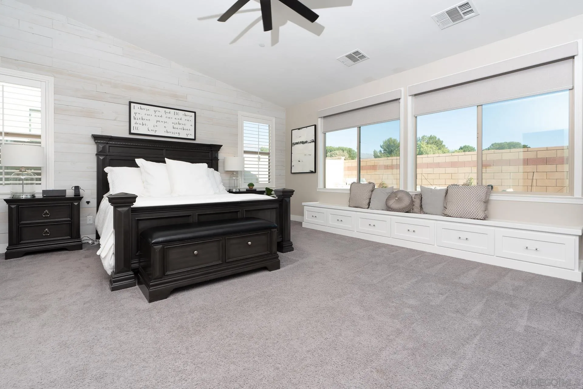 1712 Starlight Avenue Beaumont, CA 92223 - Photo 24 of 69 a spacious bedroom with a bed and a large window