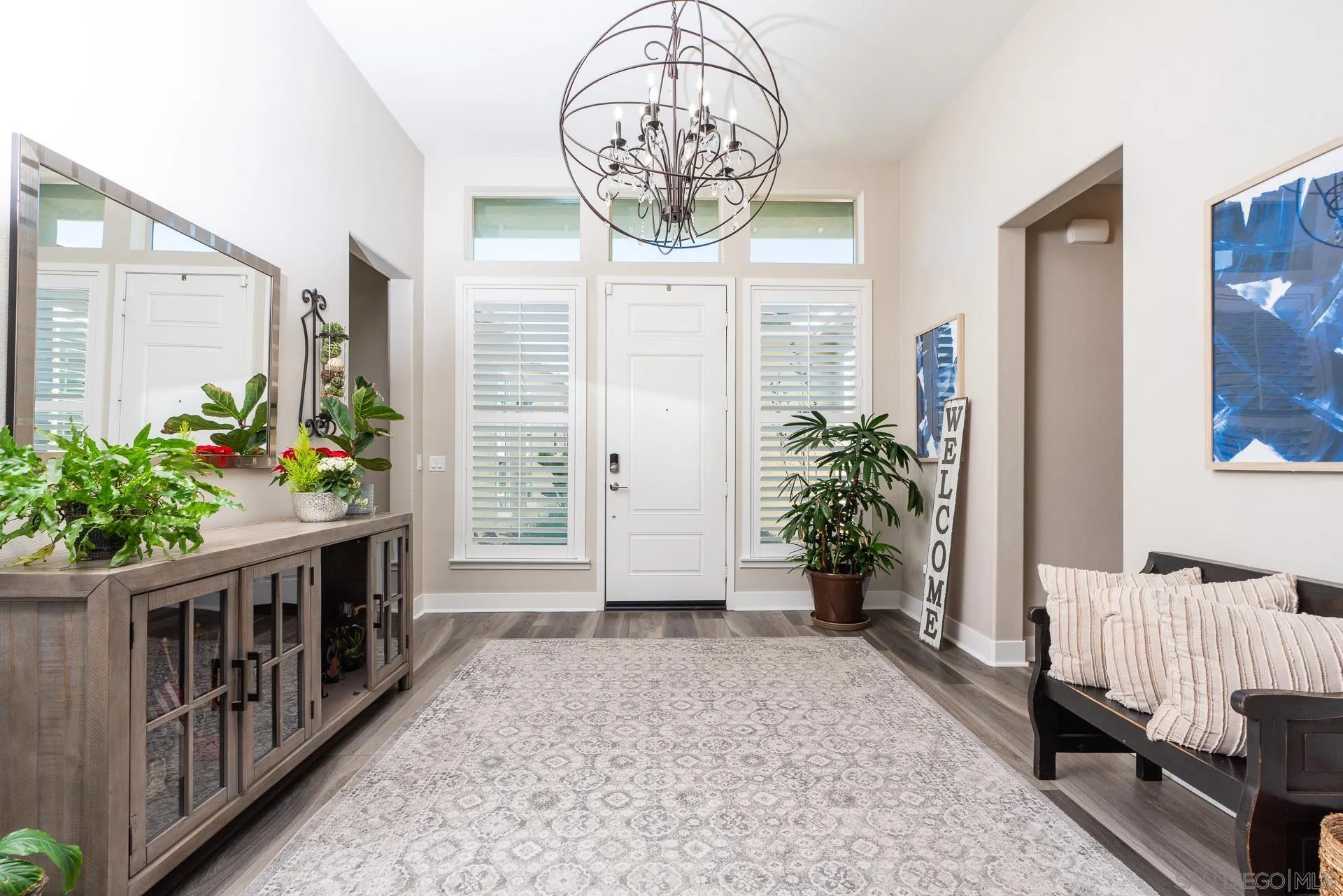 1712 Starlight Avenue Beaumont, CA 92223 - Photo 5 of 69 a view of entryway with wooden floor