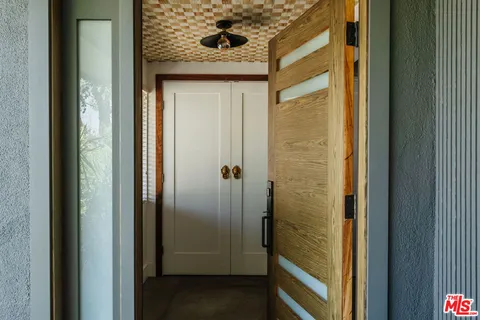 a view of front door