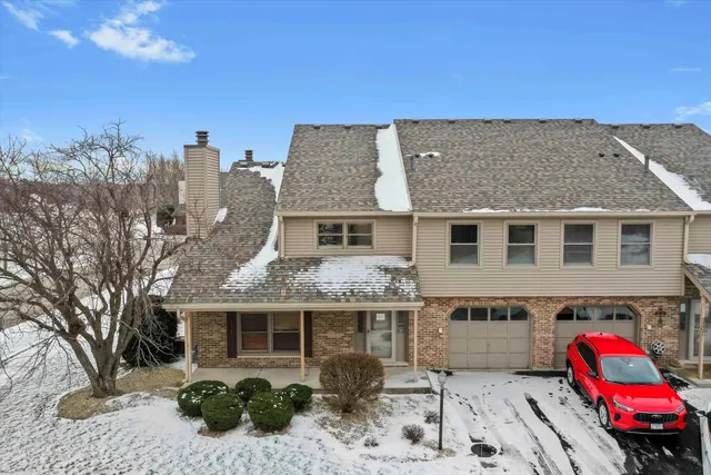 a aerial view of multiple house