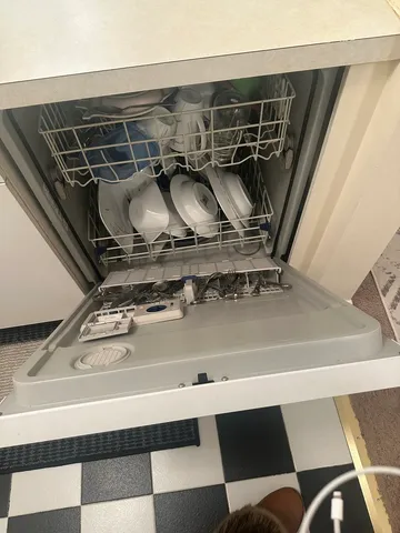 a close view of utility room