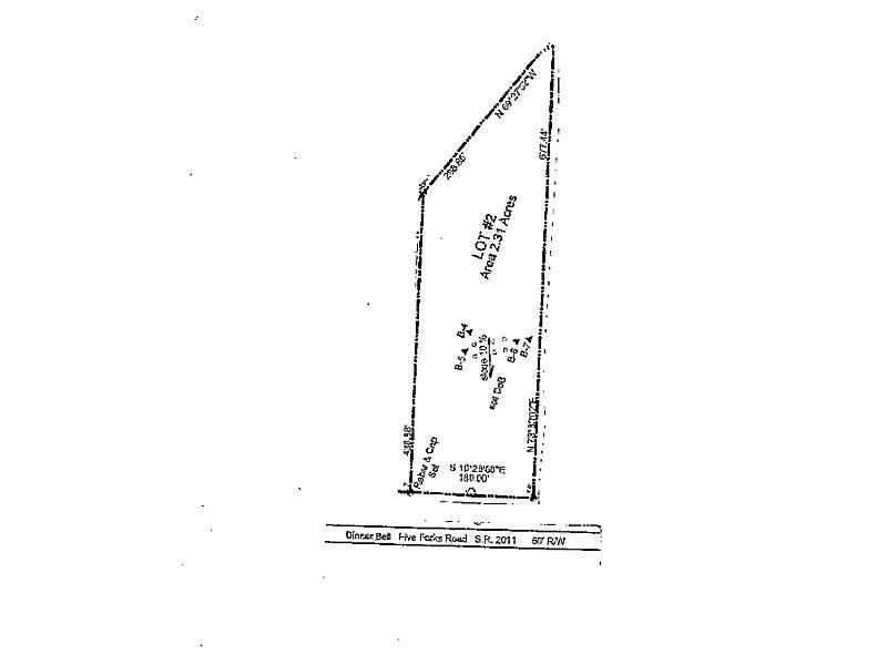 Lot 2 Dinner Bell - 5 Forks Road Farmington, PA 15437 - Photo 5 of 5 Plat Map.