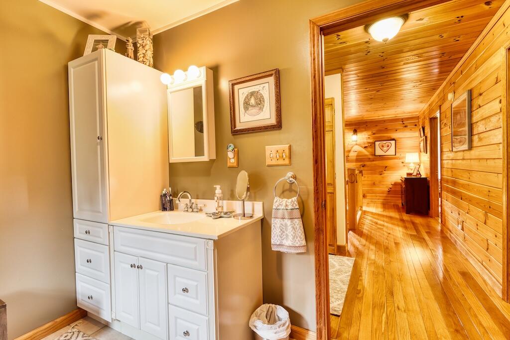 1705 Barberry Road Southeast Floyd, VA 24091 - Photo 24 of 66 a bathroom with a sink vanity and a mirror