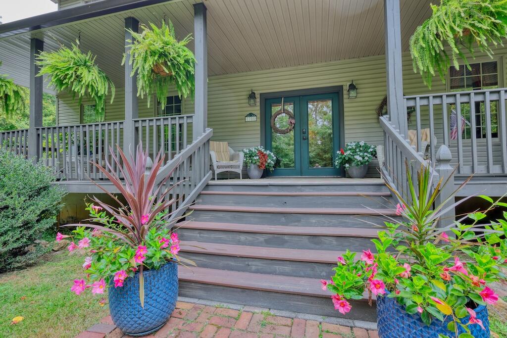 1705 Barberry Road Southeast Floyd, VA 24091 - Photo 4 of 66 a view of a house with potted plants and more windows