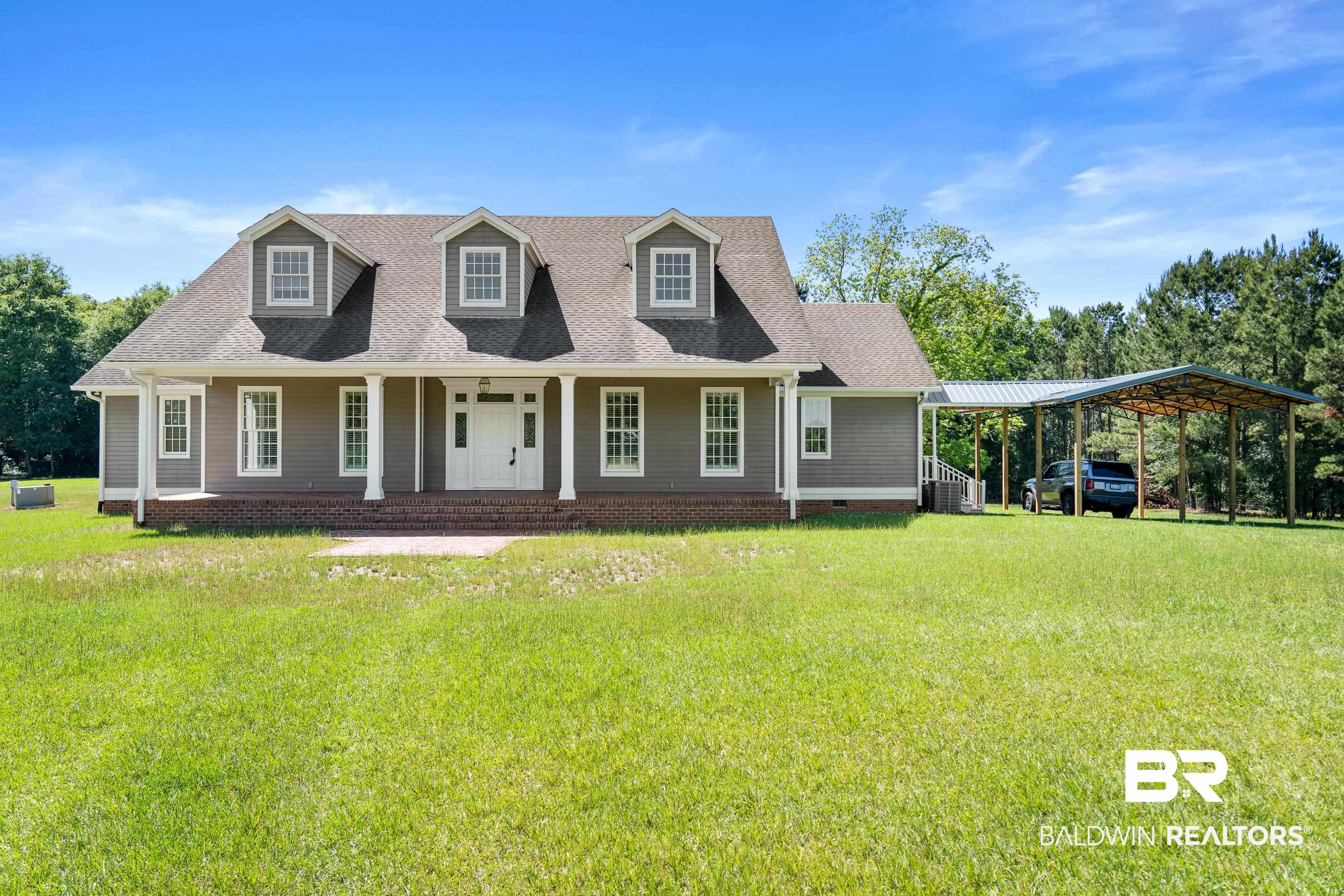 17741 County Road 55 Silverhill, AL 36576 - Photo 1 of 49 Farmhouse on 5 Acres