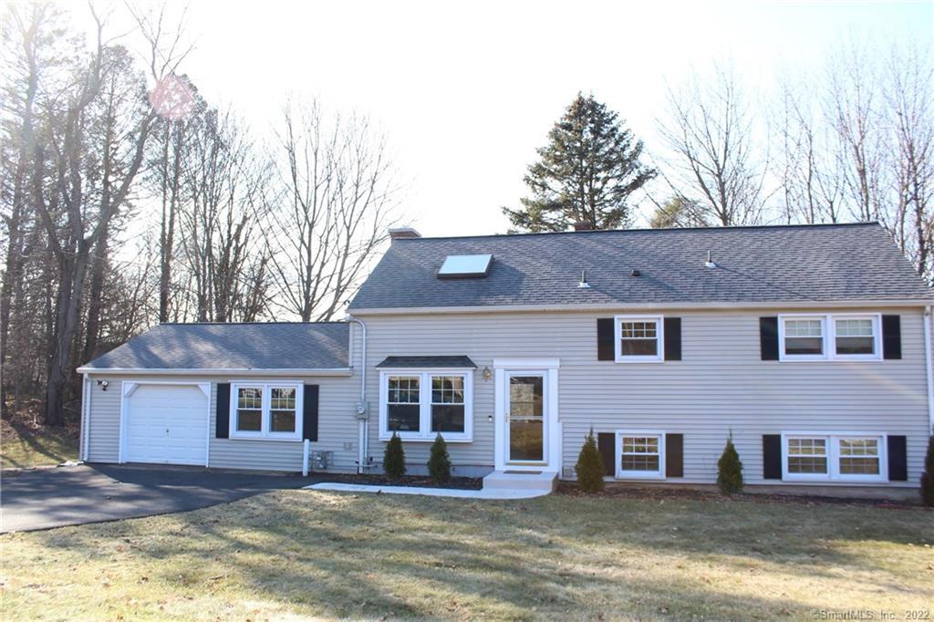 12 Goebel Road Hamden, CT 06514 - Photo 1 of 1 Front view. Newer roof, skylight, landscaping and driveway enhance the curb appeal!