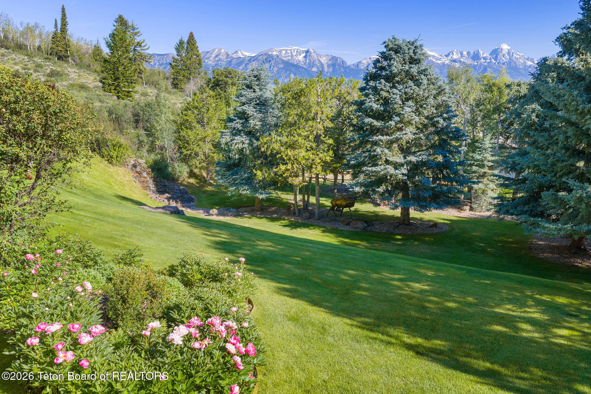 1095 Grand View Road Jackson, WY 83001 - Photo 30 of 39 Beautiful Yard