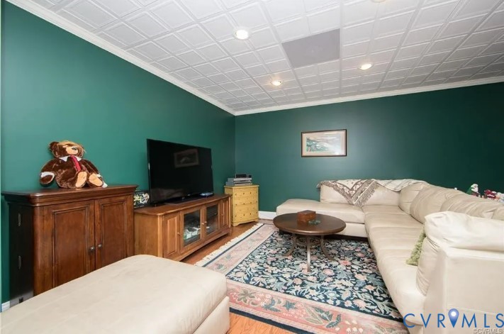 1638 Fallen Timber Trail Powhatan, VA 23139 - Photo 35 of 48 a living room with furniture and a flat screen tv
