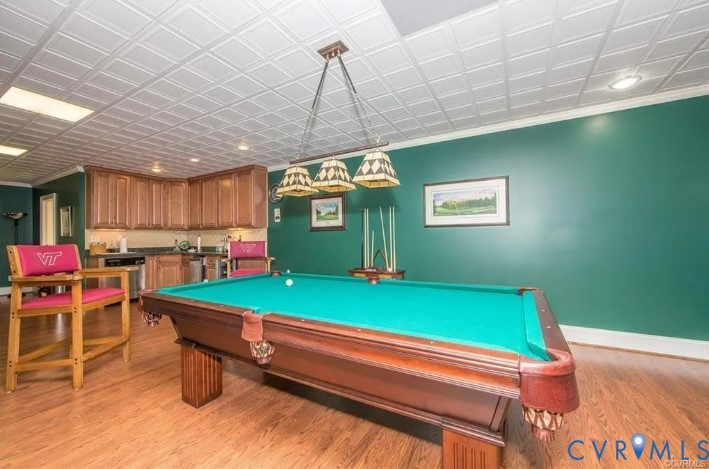 1638 Fallen Timber Trail Powhatan, VA 23139 - Photo 39 of 48 a room with pool table and windows