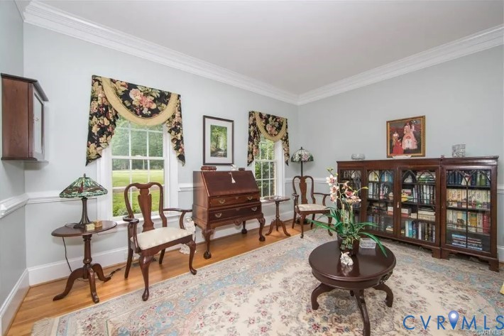 1638 Fallen Timber Trail Powhatan, VA 23139 - Photo 9 of 48 a living room with furniture and a wooden floor