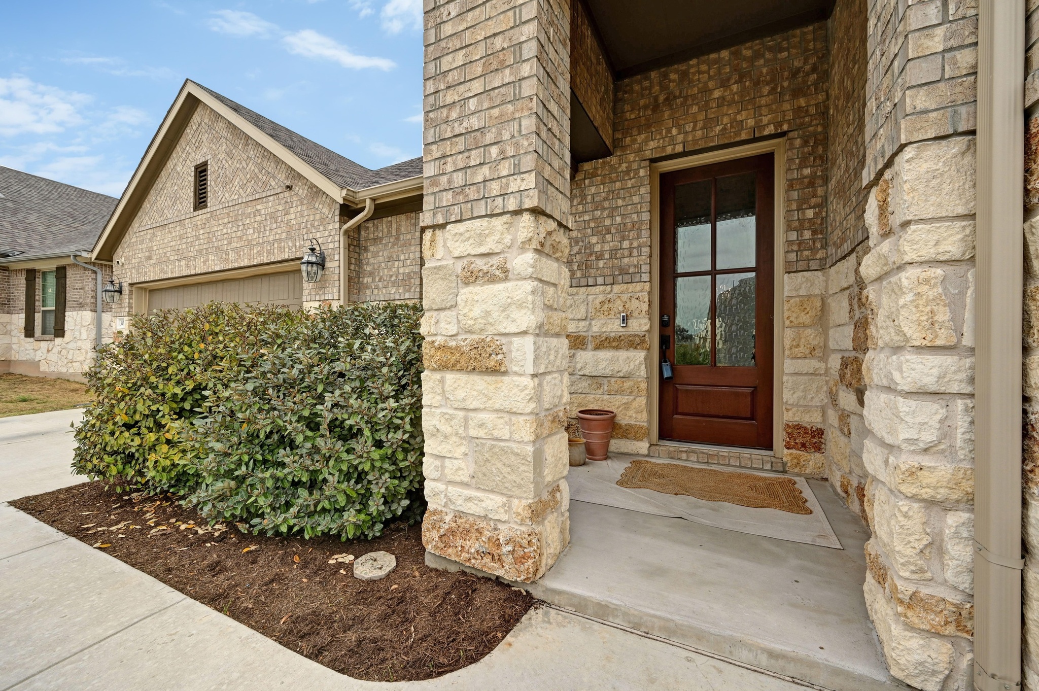 308 Allegheny Way Kyle, TX 78640 - Photo 3 of 40 a front view of a house with a yard